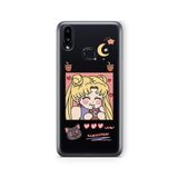 Multitronic Samsung Galaxy A10s ile Uyumlu Kawaii Girl Tasarım Baskılı Şeffaf Kılıf