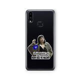 Multitronic Samsung Galaxy A10s ile Uyumlu Kem Göz ve Nazar Tasarım Baskılı Şeffaf Kılıf