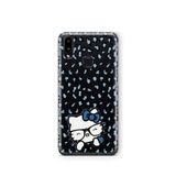 Multitronic Samsung Galaxy A10s ile Uyumlu Kitty Desenli Şeffaf Telefon Kılıfı