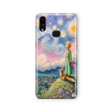Multitronic Samsung Galaxy A10s ile Uyumlu Küçük Prens Tasarım Baskılı Şeffaf Kılıf