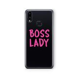 Multitronic Samsung Galaxy A10s ile Uyumlu Lady Tasarım Baskılı Şeffaf Kılıf