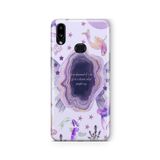 Multitronic Samsung Galaxy A10s ile Uyumlu Lavender Haze Tasarım Baskılı Şeffaf Kılıf
