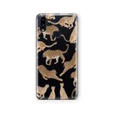 Multitronic Samsung Galaxy A10s ile Uyumlu Leopar Tasarım Baskılı Şeffaf Kılıf
