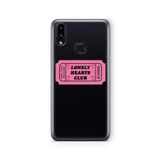 Multitronic Samsung Galaxy A10s ile Uyumlu Lonely Hearts Club Ticket Tasarım Baskılı Şeffaf Kılıf