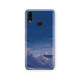 Multitronic Samsung Galaxy A10s ile Uyumlu Manzara Tasarım Baskılı Şeffaf Kılıf