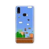 Multitronic Samsung Galaxy A10s ile Uyumlu Mario Tasarım Baskılı Şeffaf Kılıf, laroa10s0248