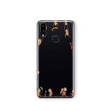 Multitronic Samsung Galaxy A10s ile Uyumlu Maymunlar Desenli Şeffaf Telefon Kılıfı
