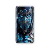 Multitronic Samsung Galaxy A10s ile Uyumlu Mortal Kombat Sub Zero Tasarım Baskılı Şeffaf Kılıf