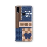 Multitronic Samsung Galaxy A10s ile Uyumlu Nice to Meet You Tasarım Baskılı Şeffaf Kılıf