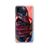 Multitronic Samsung Galaxy A10s ile Uyumlu Örümcek Adam Tasarım Baskılı Şeffaf Kılıf, laroa10s0153