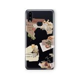 Multitronic Samsung Galaxy A10s ile Uyumlu Paper Hearts Tasarım Baskılı Şeffaf Kılıf