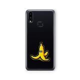 Multitronic Samsung Galaxy A10s ile Uyumlu Piksel Muz Tasarım Baskılı Şeffaf Kılıf