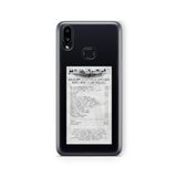Multitronic Samsung Galaxy A10s ile Uyumlu Pop Smoke Albüm Fişi Tasarım Baskılı Şeffaf Kılıf