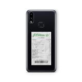 Multitronic Samsung Galaxy A10s ile Uyumlu Post Malone Stoney Albüm Fişi Tasarım Baskılı Şeffaf Kılıf