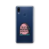 Multitronic Samsung Galaxy A10s ile Uyumlu RIP Mental Health Tasarım Baskılı Şeffaf Kılıf
