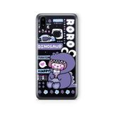 Multitronic Samsung Galaxy A10s ile Uyumlu Roro Dino Tasarım Baskılı Şeffaf Kılıf
