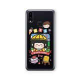 Multitronic Samsung Galaxy A10s ile Uyumlu Roro Jump Tasarım Baskılı Şeffaf Kılıf