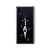 Multitronic Samsung Galaxy A10s ile Uyumlu Sasuke Sharingan Tasarım Baskılı Şeffaf Kılıf