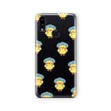 Multitronic Samsung Galaxy A10s ile Uyumlu Şirin Civciv Tasarım Baskılı Şeffaf Kılıf
