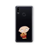 Multitronic Samsung Galaxy A10s ile Uyumlu Stewie Griffin Tasarım Baskılı Şeffaf Kılıf