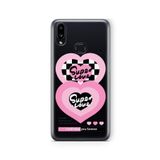 Multitronic Samsung Galaxy A10s ile Uyumlu Super Love Tasarım Baskılı Şeffaf Kılıf