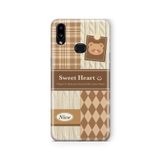 Multitronic Samsung Galaxy A10s ile Uyumlu Sweet Heart Tasarım Baskılı Şeffaf Kılıf