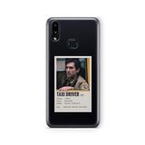 Multitronic Samsung Galaxy A10s ile Uyumlu Taxi Driver Palaroid Poster Tasarım Baskılı Şeffaf Kılıf