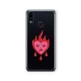 Multitronic Samsung Galaxy A10s ile Uyumlu Tears Of Your Heart Tasarım Baskılı Şeffaf Kılıf