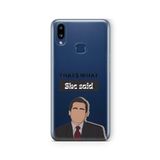 Multitronic Samsung Galaxy A10s ile Uyumlu The Office Michael Scott Tasarım Baskılı Şeffaf Kılıf