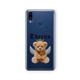 Multitronic Samsung Galaxy A10s ile Uyumlu Thecno Tasarım Baskılı Şeffaf Kılıf
