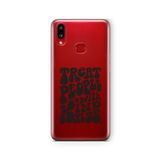 Multitronic Samsung Galaxy A10s ile Uyumlu Treat People Tasarım Baskılı Şeffaf Kılıf