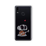 Multitronic Samsung Galaxy A10s ile Uyumlu Wall e Tasarım Baskılı Şeffaf Kılıf