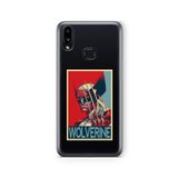 Multitronic Samsung Galaxy A10s ile Uyumlu Wolverine Tasarım Baskılı Şeffaf Kılıf