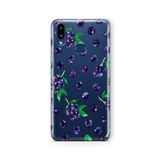 Multitronic Samsung Galaxy A10s ile Uyumlu Yaban Mersini Tasarım Baskılı Şeffaf Kılıf