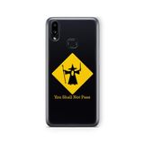 Multitronic Samsung Galaxy A10s ile Uyumlu Yüzüklerin Efendisi Gandalf Tasarım Baskılı Şeffaf Kılıf