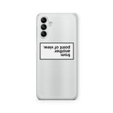 Multitronic Samsung Galaxy A14 ile Uyumlu Another Point of View Tasarım Baskılı Şeffaf Kılıf