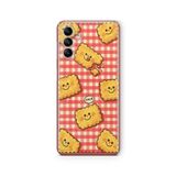 Multitronic Samsung Galaxy A14 ile Uyumlu Biscuit Tasarım Baskılı Şeffaf Kılıf