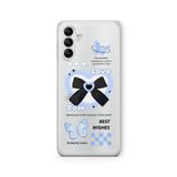 Multitronic Samsung Galaxy A14 ile Uyumlu Butterfly Lovers Tasarım Baskılı Şeffaf Kılıf