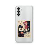 Multitronic Samsung Galaxy A14 ile Uyumlu Casper Tasarım Baskılı Şeffaf Kılıf