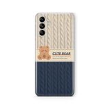Multitronic Samsung Galaxy A14 ile Uyumlu Cute Bear Tasarım Baskılı Şeffaf Kılıf