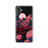 Multitronic Samsung Galaxy A14 ile Uyumlu Dağ Tasarım Baskılı Şeffaf Kılıf