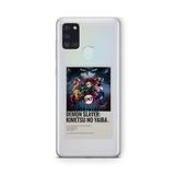 Multitronic Samsung Galaxy A21S ile Uyumlu Demon Slayer Paralorid Poster Tasarım Baskılı Şeffaf Kılıf