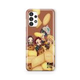 Multitronic Samsung Galaxy A23 ile Uyumlu Demon Slayer Tasarım Baskılı Şeffaf Kılıf