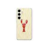 Multitronic Samsung Galaxy A25 ile Uyumlu İstakoz Desenli Şeffaf Telefon Kılıfı