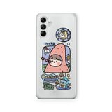 Multitronic Samsung Galaxy A25 ile Uyumlu Roro Patrick Tasarım Baskılı Şeffaf Kılıf