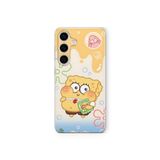 Multitronic Samsung Galaxy A25 ile Uyumlu SpongeBob Desenli Şeffaf Telefon Kılıfı