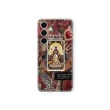Multitronic Samsung Galaxy A25 ile Uyumlu The Empress Kraliçe Tarot Desenli Şeffaf Telefon Kılıfı