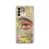 Multitronic Samsung Galaxy A25 ile Uyumlu The Eyes Tasarım Baskılı Şeffaf Kılıf