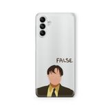 Multitronic Samsung Galaxy A25 ile Uyumlu The Office Dwight Schrute Tasarım Baskılı Şeffaf Kılıf