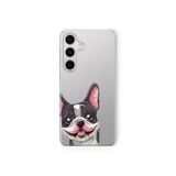 Multitronic Samsung Galaxy A25 Uyumlu Bulldog 2 Tasarım Baskılı Şeffaf Kılıf
